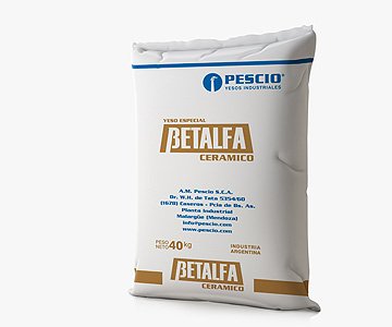 Yeso Pescio Betalfa Cerámico 40kg